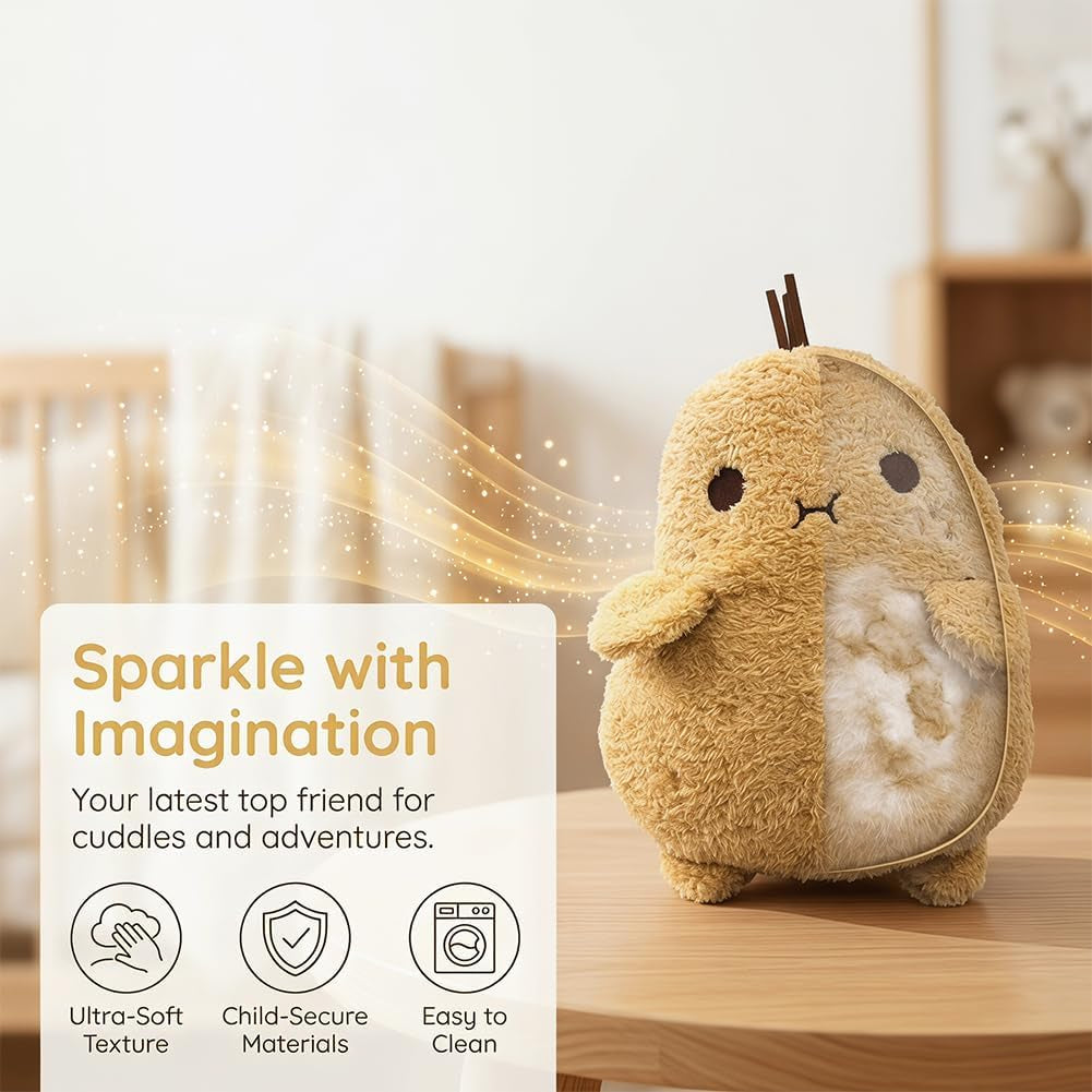 Potato Plush Toy Kawaii Potato Stuffed Doll 9In