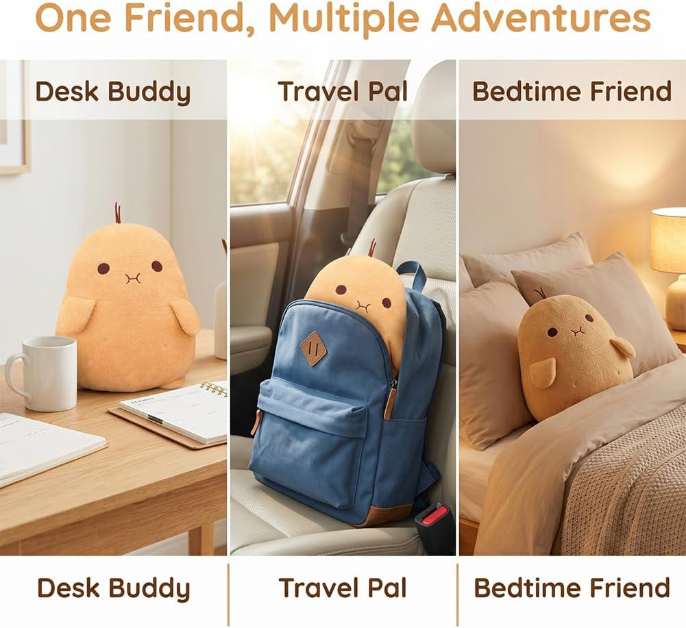 Potato Plush Toy Kawaii Potato Stuffed Doll 9In