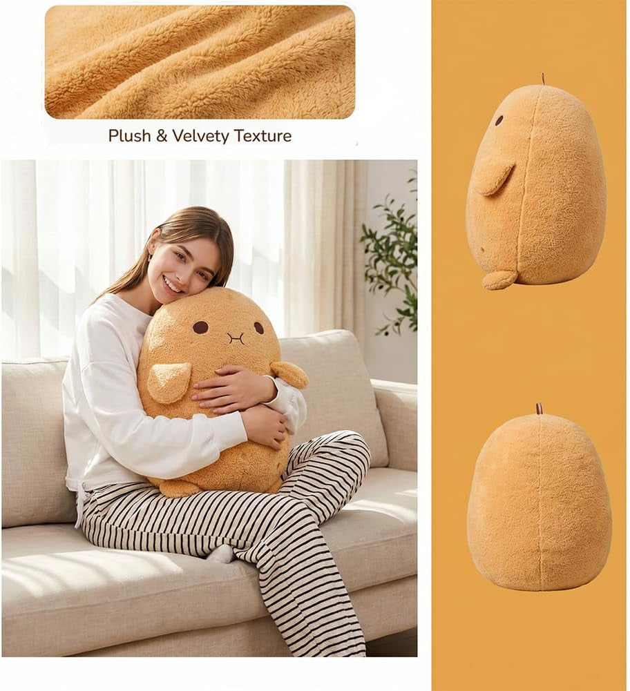 Potato Plush Toy Kawaii Potato Stuffed Doll 9In