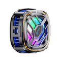 Magnetic Cell Phone Cooler, RGB Phone Cooling Fan Portable Lightweight Mobile Phone Cooling Fan, Phone Radiator with Larger Cooling Area for Phone/Tablet/Ipad (With Digital Displays)