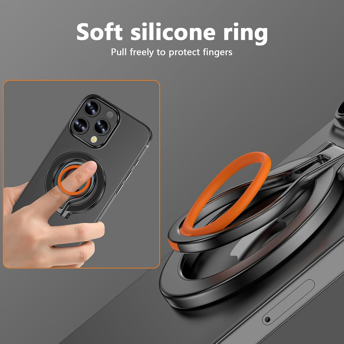 Magnetic Phone Grip Holder for Magsafe Ring Stand Holder Adjustable Stand