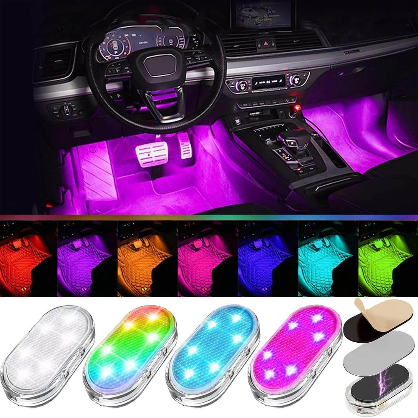 Wireless Car LED Lights (4-Pack) – Loyal Crest