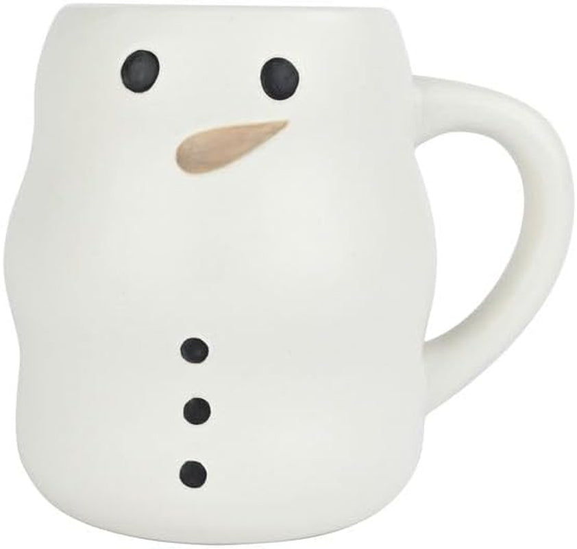 Snowman Coffee Mug, 21Oz Ceramic Christmas Mug for Her