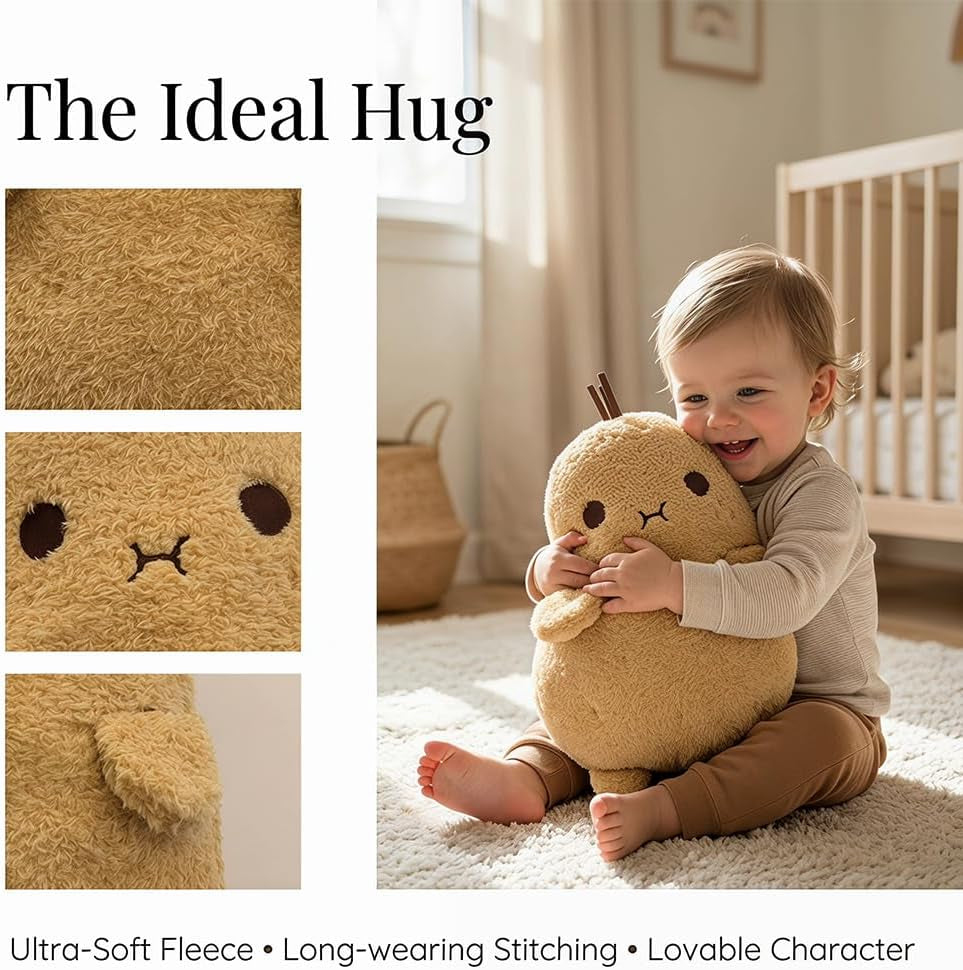 Potato Plush Toy Kawaii Potato Stuffed Doll 9In
