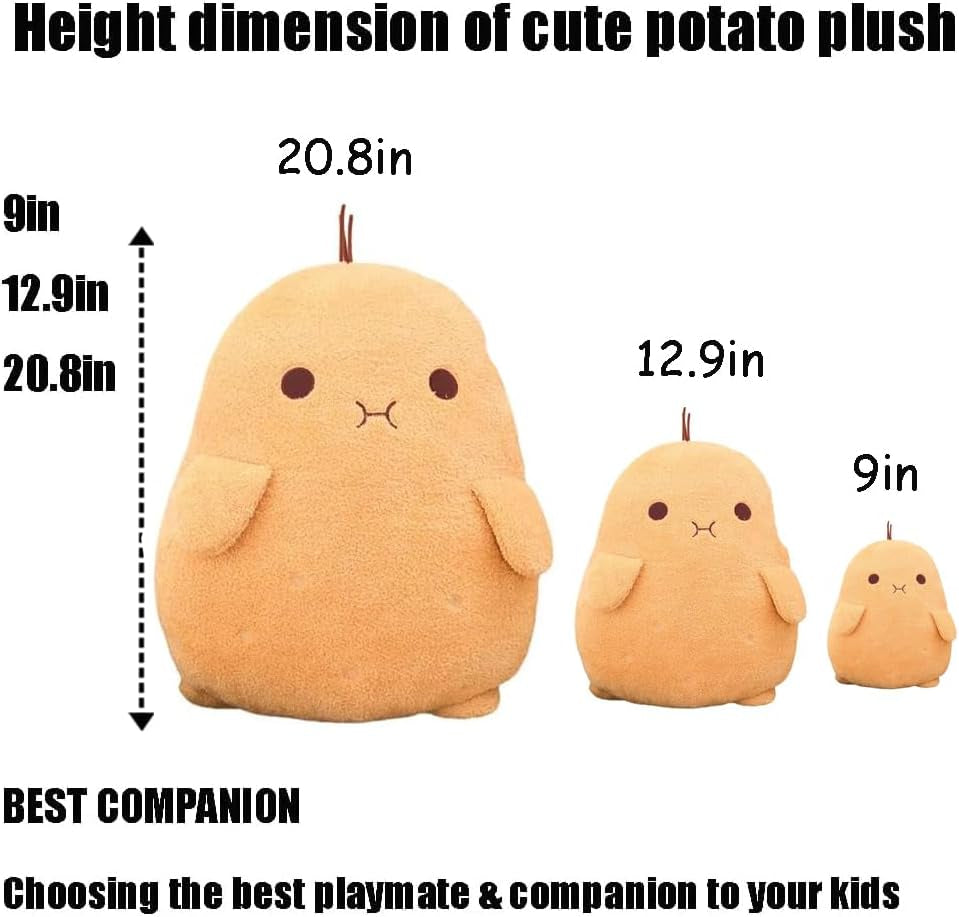 Potato Plush Toy Kawaii Potato Stuffed Doll 9In